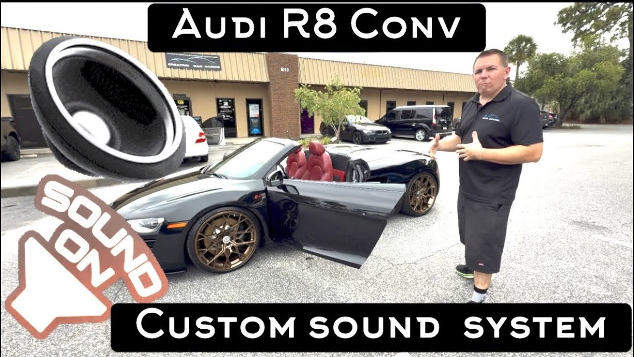 Audi R8 v10 Audio Dynamics Audiophile system Master Series & DSP completion 🔊🔊