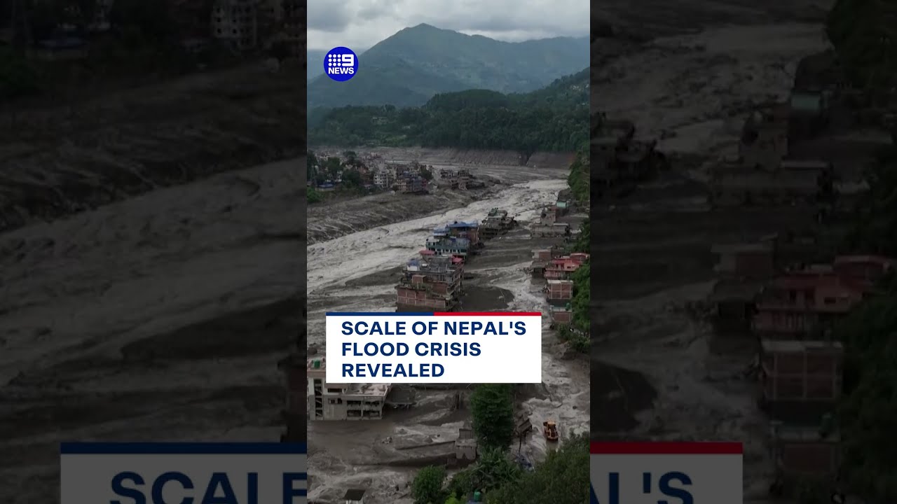 Scale of Nepal flood crisis revealed | 9 News Australia