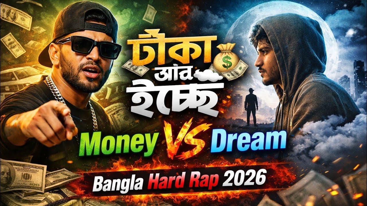 টাকা আর ইচ্ছে | Bangla Hip Hop Rap Song 2026 | Money vs Dream | Hard Rap