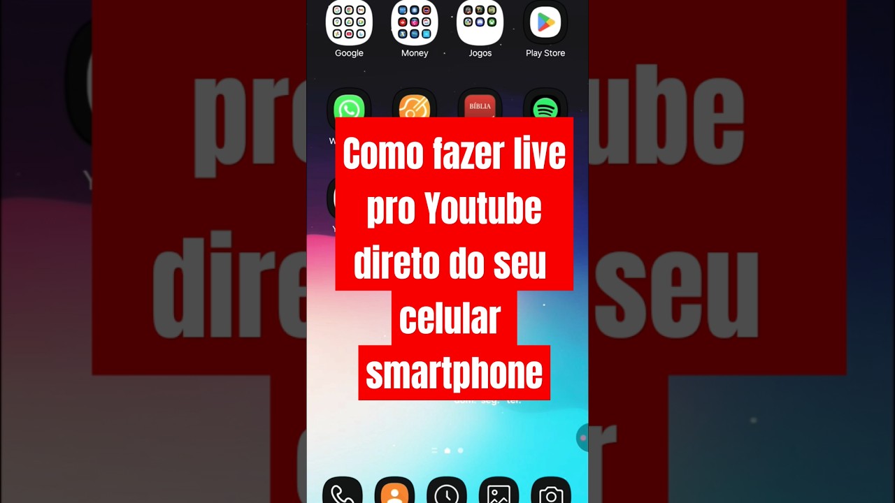 Como fazer live pro Youtube direto do seu celular #tutorial #tutorialyoutube #livestream #live