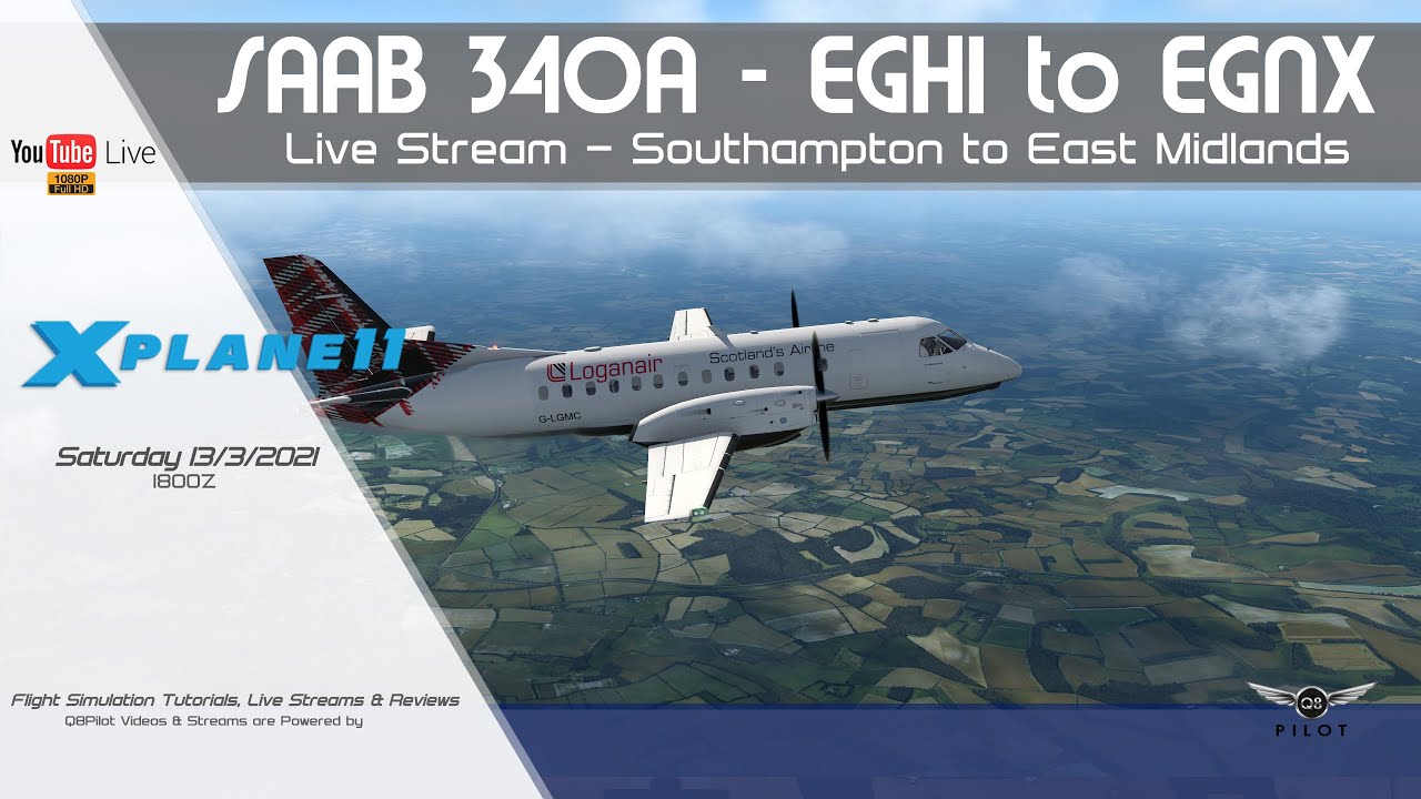 LES SAAB 340A | EGHI - EGNX | X-Plane 11