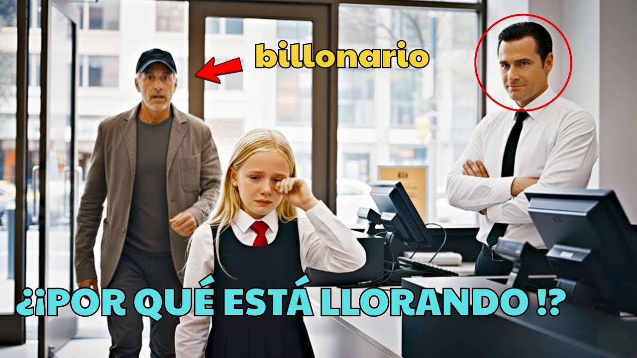 Multimillonario encubierto entra en su tienda y el llanto de una niña le rompe el corazón