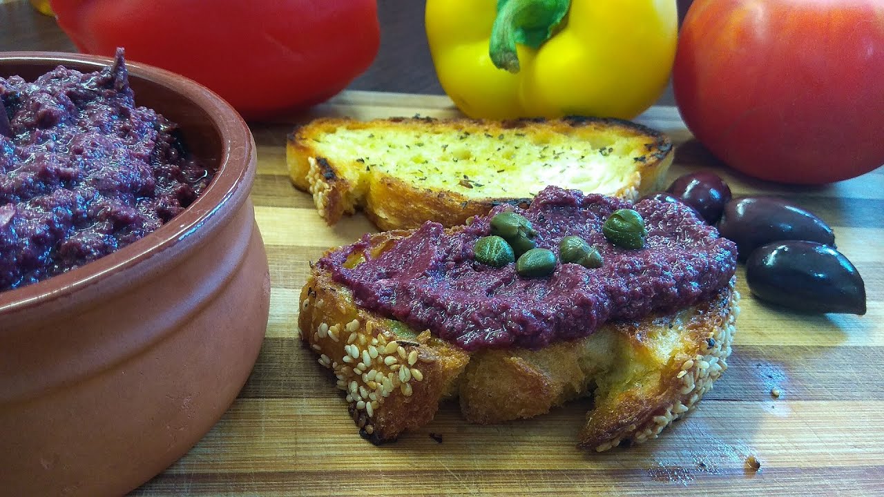 Оливковая паста / Паста из маслин . Греческая кухня