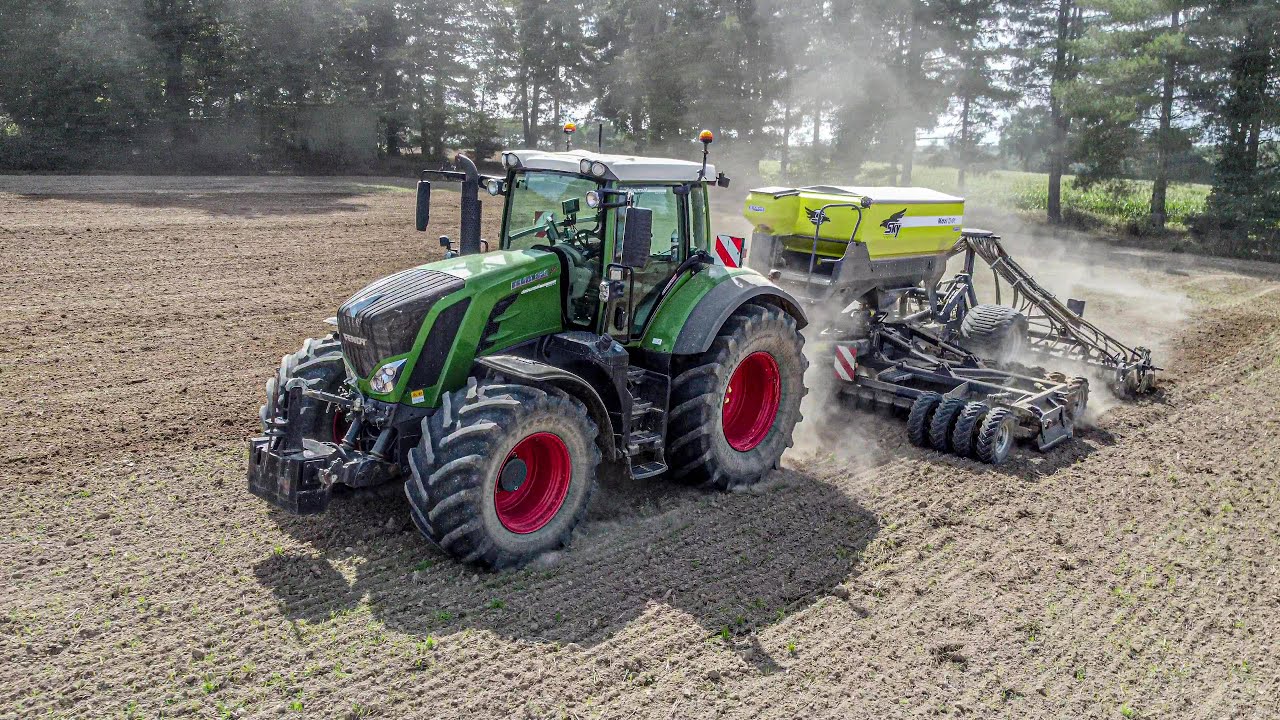 Semis de colza au Sky maxidrill 6m et Fendt 826 | ETA vallée
