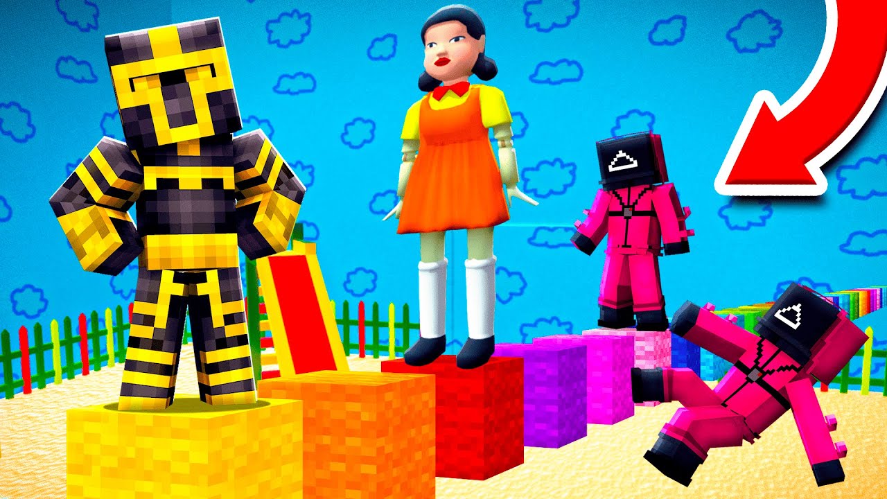 ¿CONSEGUIRÉ SOBREVIVIR AL PARKOUR DEL JUEGO DEL CALAMAR 2 EN MINECRAFT? 😱