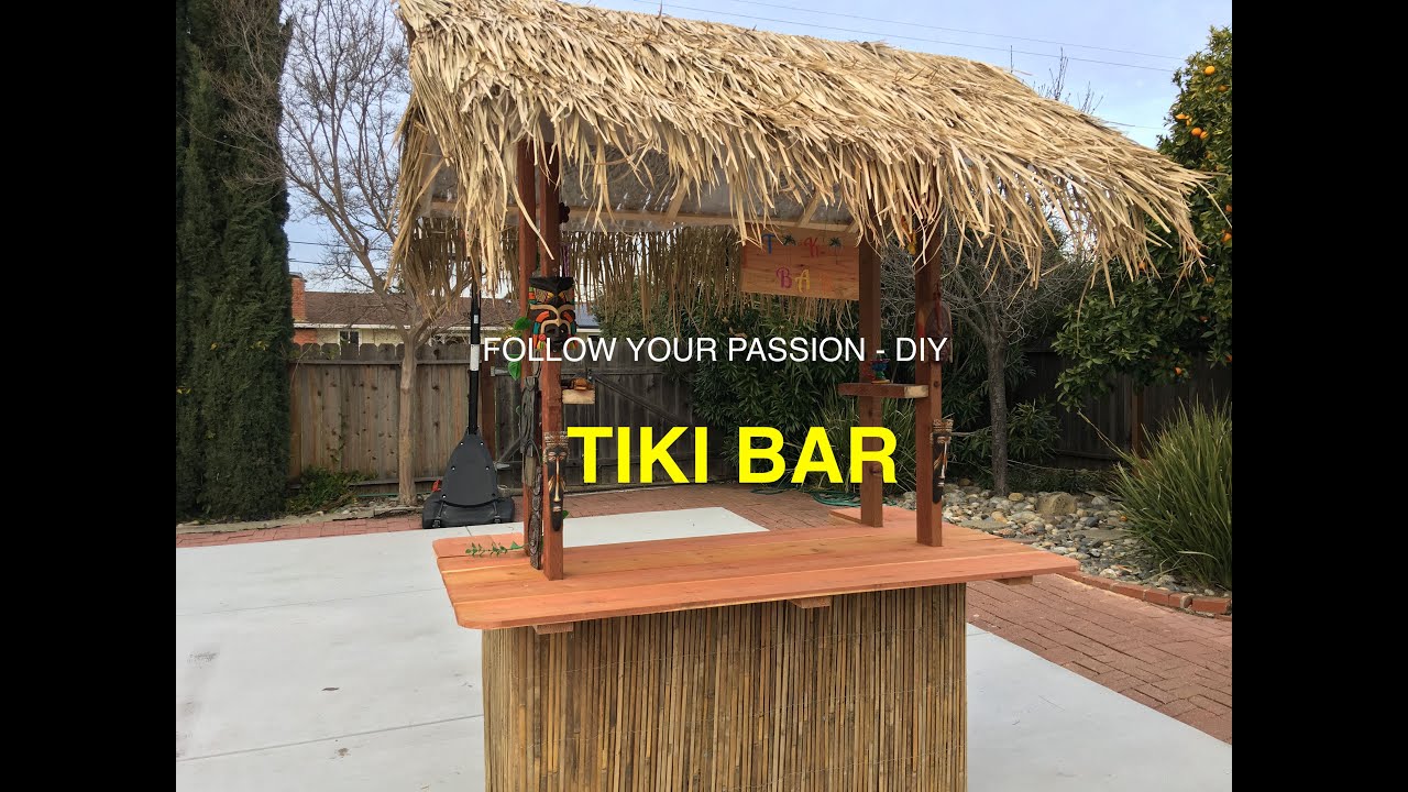 DIY: How to build a Tiki Bar at home in a weekend