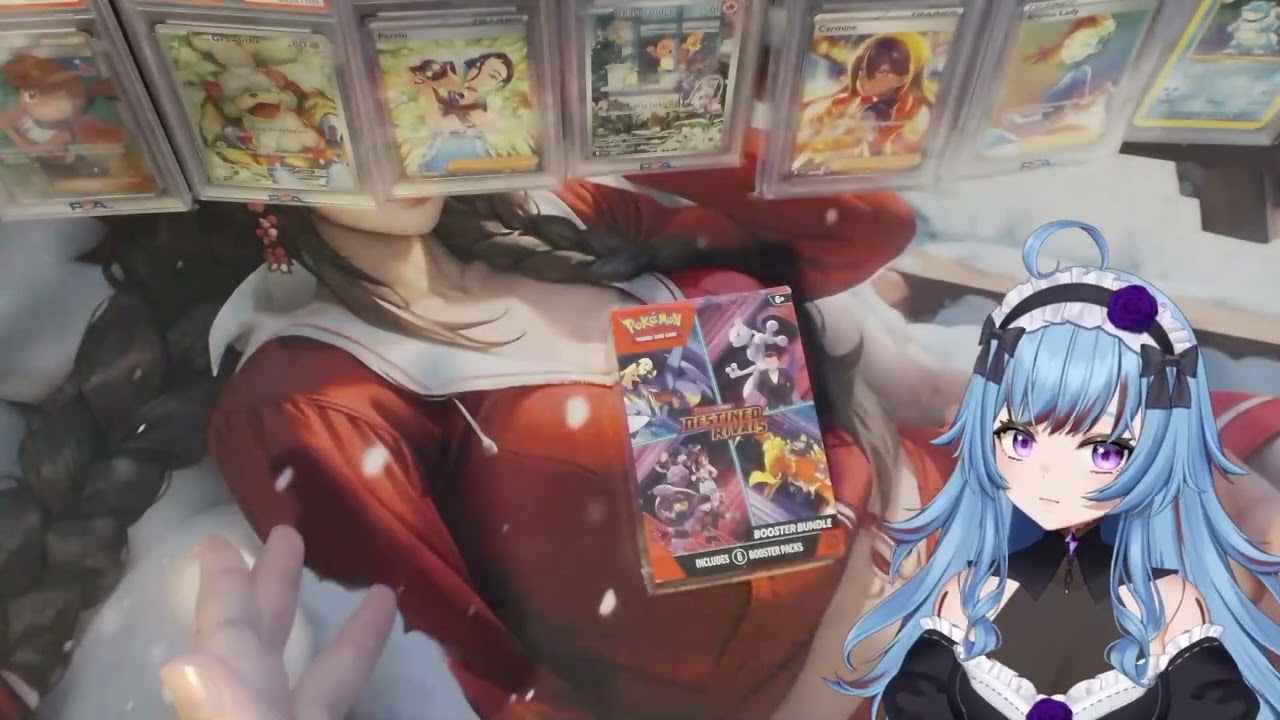 Destined Rivals pack opening! #vtuber #envtuber #youtubeshorts #pokemon #pokemoncards