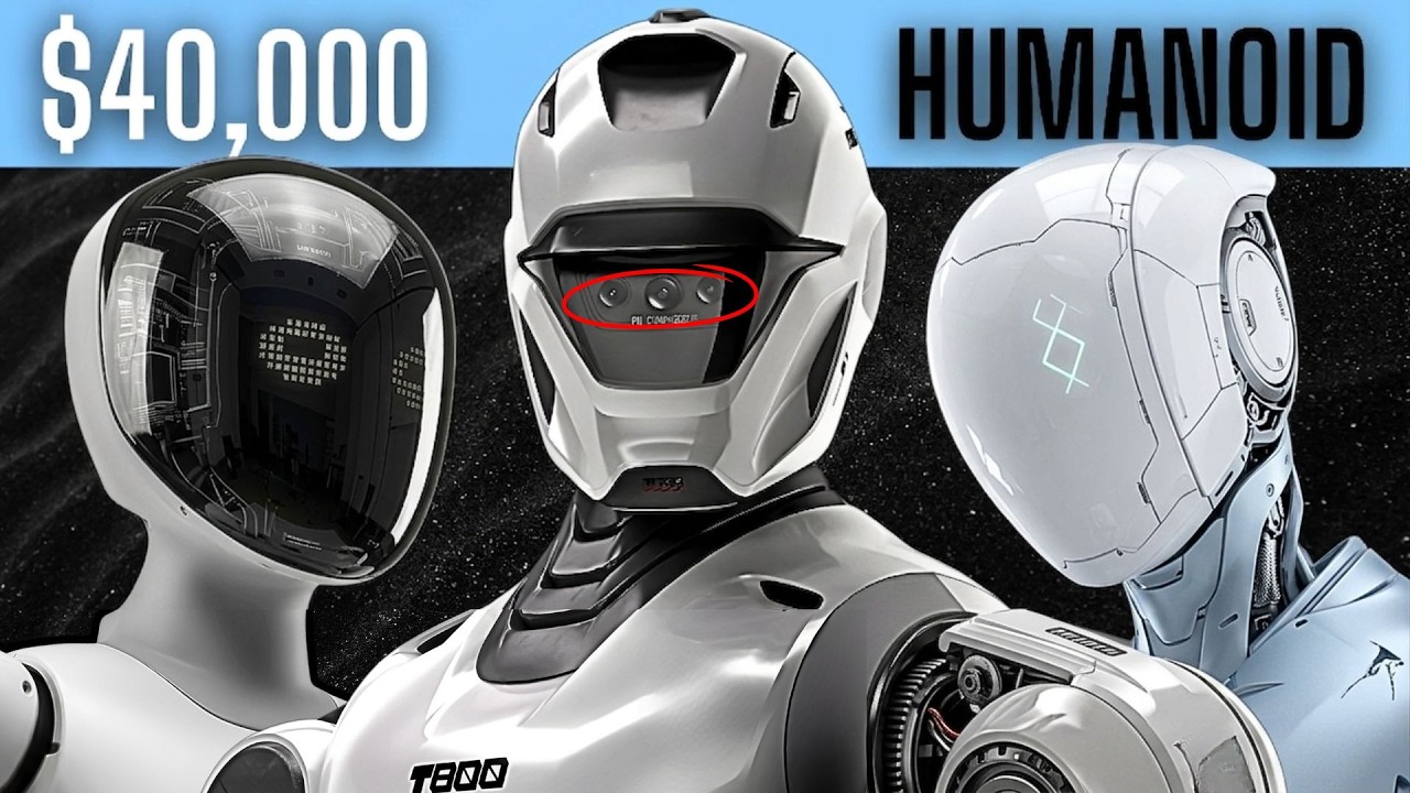 Терминатор T800? Гуманоидные роботы, которые изменят мир в 2026 году (ИИ-робот за 40 000 долларов)