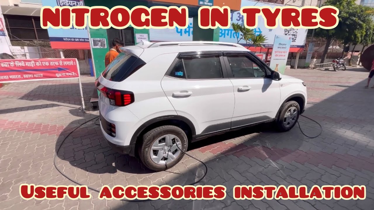 Filling Nitrogen in Hyundai Venue | Best 7D matting - Shrish Kaushik
