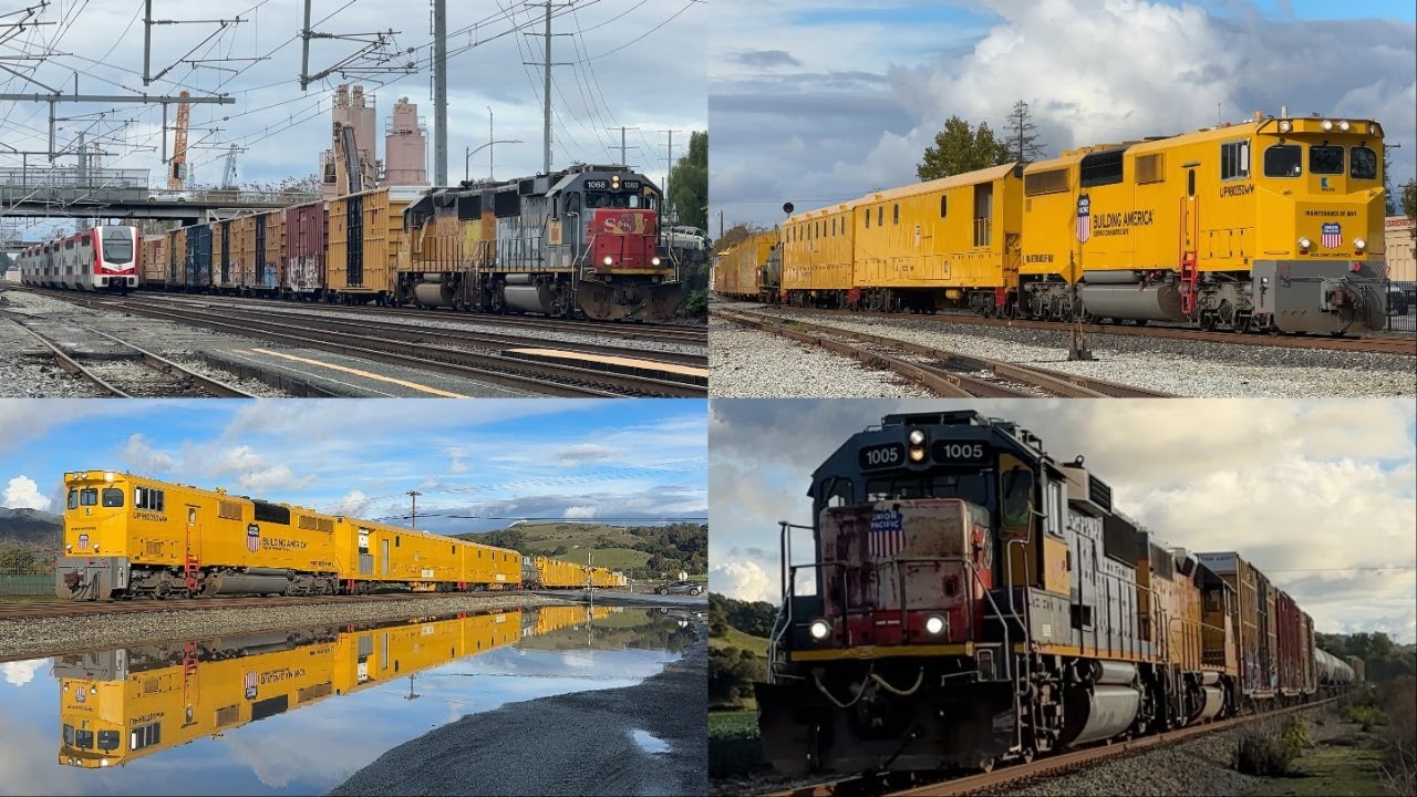 South Bay & Monterey County Trains: Two Cotton Belt Leaders, Weed Spraying Train, and More! 