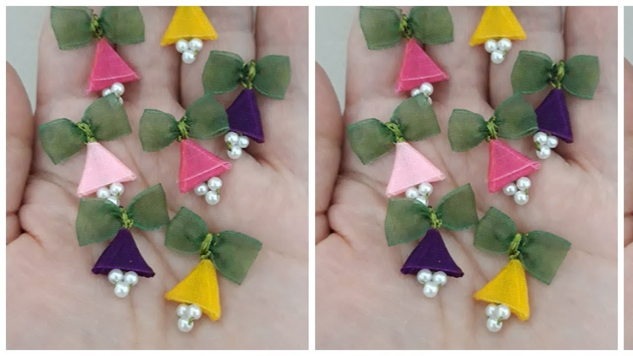 #Özlem#Topal#Organza#Kurdale#Muska#Oyası#Yazma#Motifi#Yapımı#