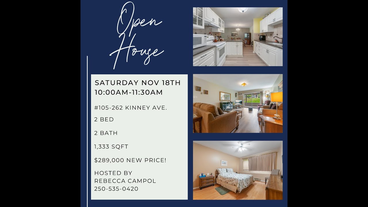 105-262 Kinney Ave. OPEN HOUSE
