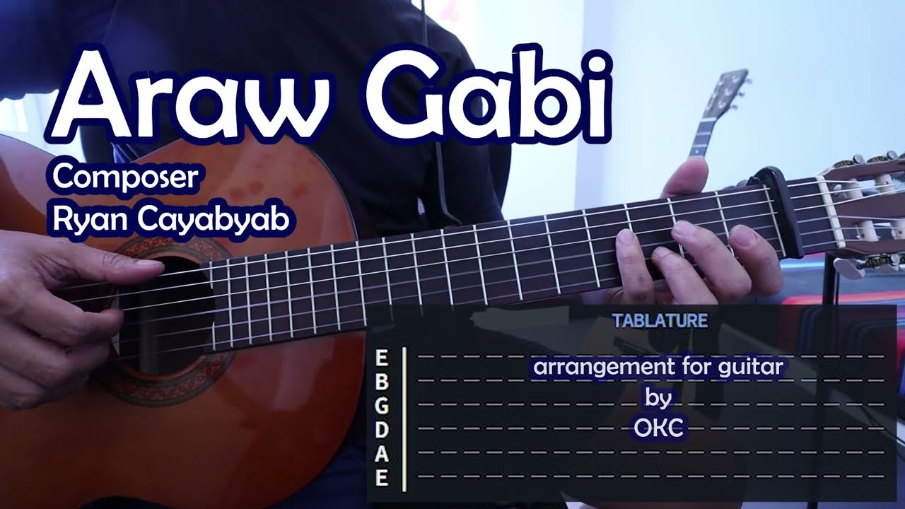 Araw-Gabi // Guitar fingerstyle (tablature)
