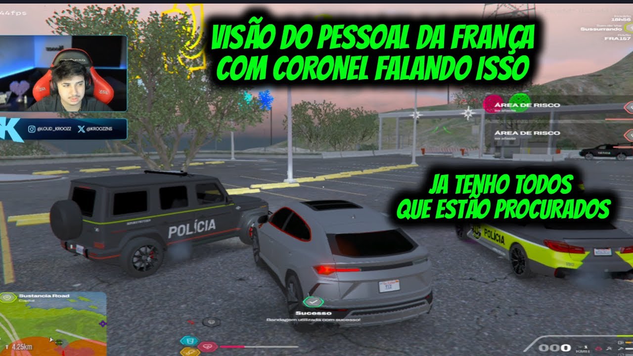 VISÃO DO PESSOAL DA FRANÇA COM CORONEL FALANDO ISSO