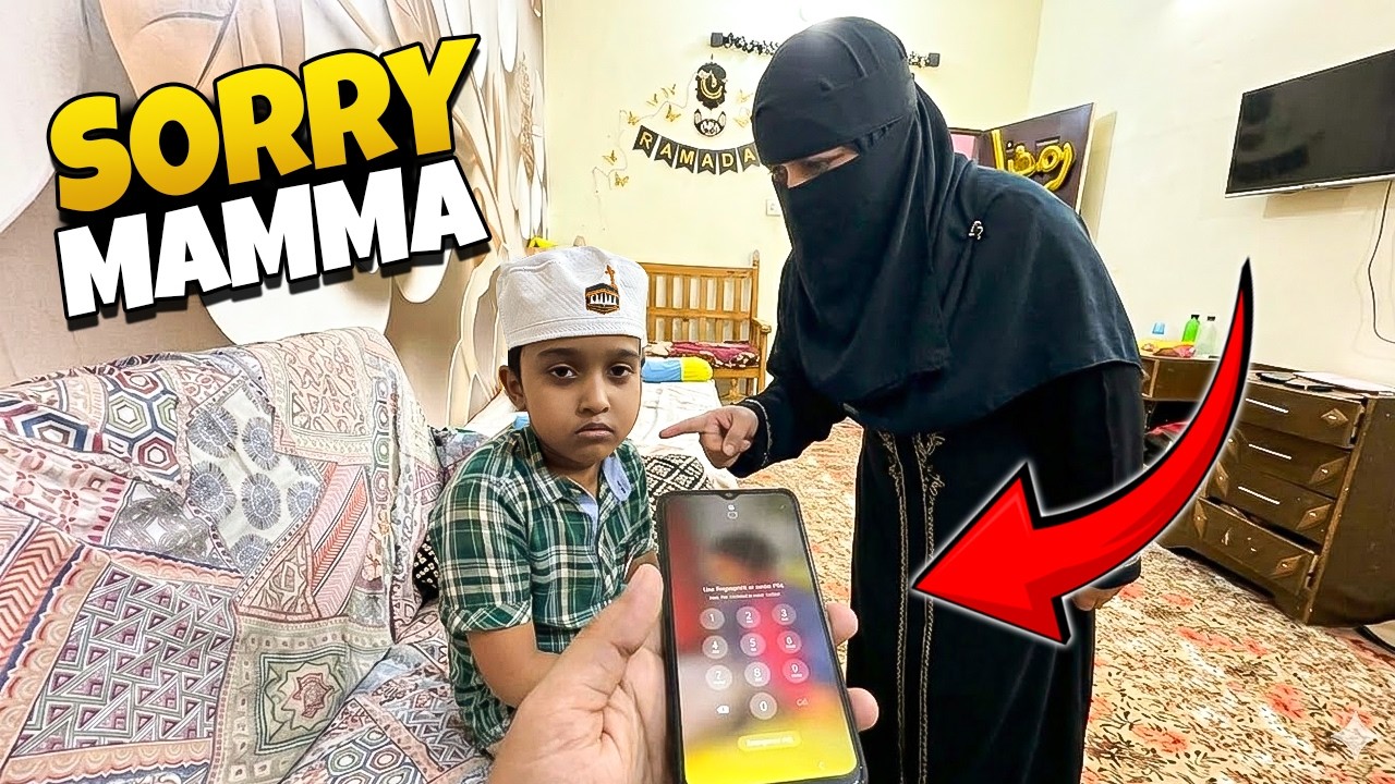 Hasan phone pa password laga kar bhool gaya 😫