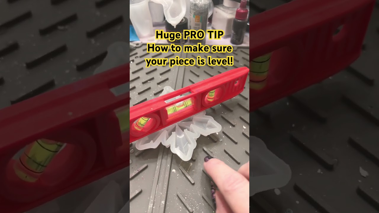 My project isn&rsquo;t level HELP! PRO TIP to insure level! #howto #resin #protips