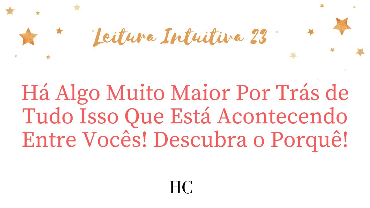 Há Algo Muito Maior Por Trás de Tudo Isso Que Está Acontecendo Entre Vocês! Descubra o Porquê!