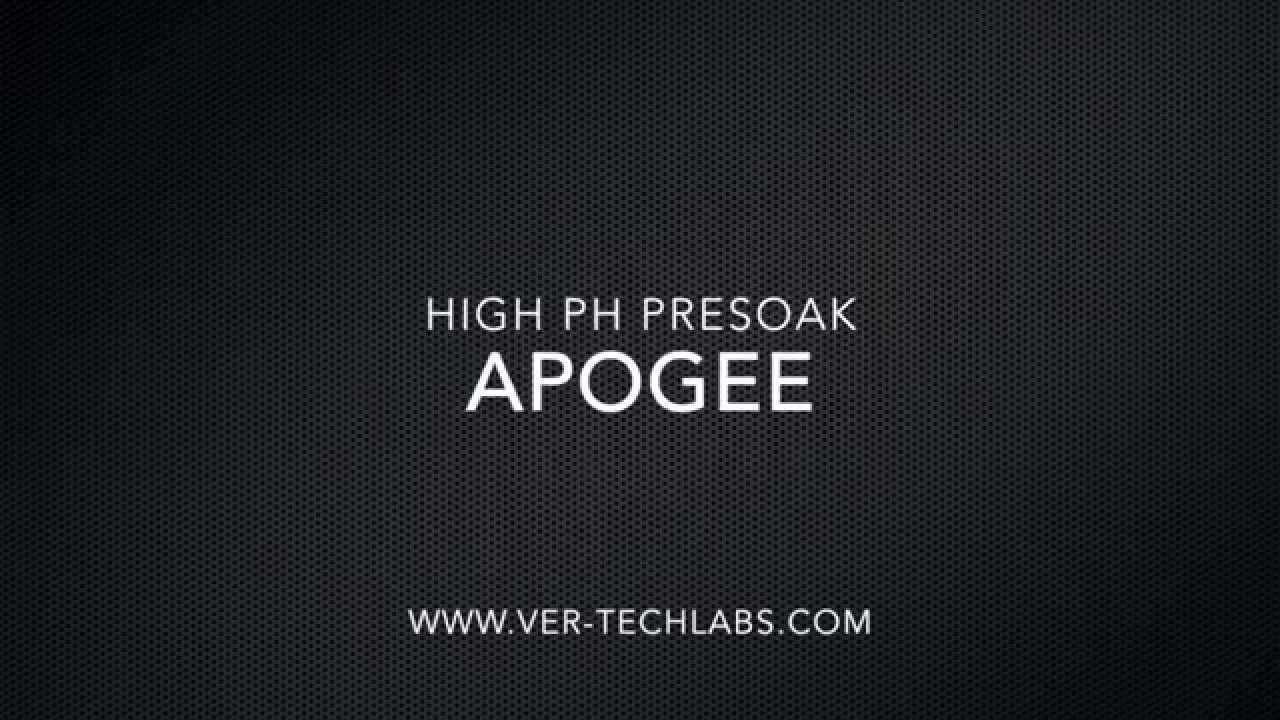 High pH Presoak: Apogee | JUN 2014