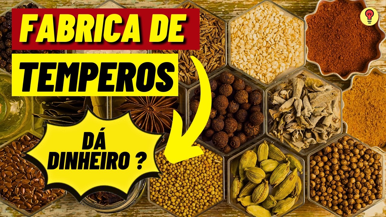 Como Montar Uma MINI FABRICA De Temperos e Condimentos Caseiros