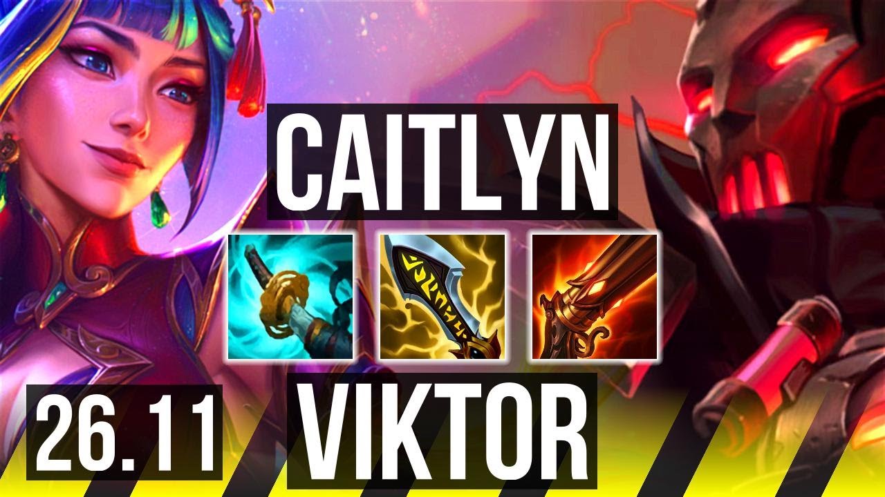 CAITLYN & Bard vs VIKTOR & Pyke (ADC) | KR Challenger | 26.11