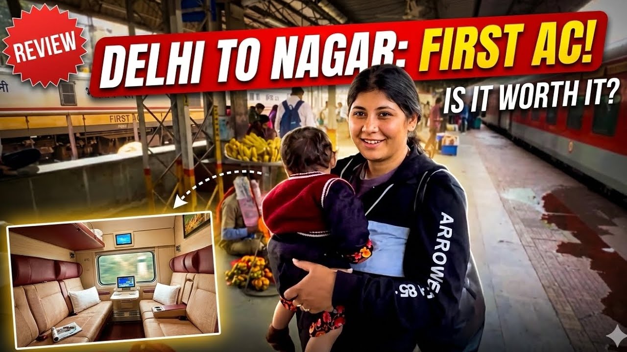 Delhi to Nagpur By train First AC Review AP EXPRESS #shreyaaswal #train #rajdhaniexpress 