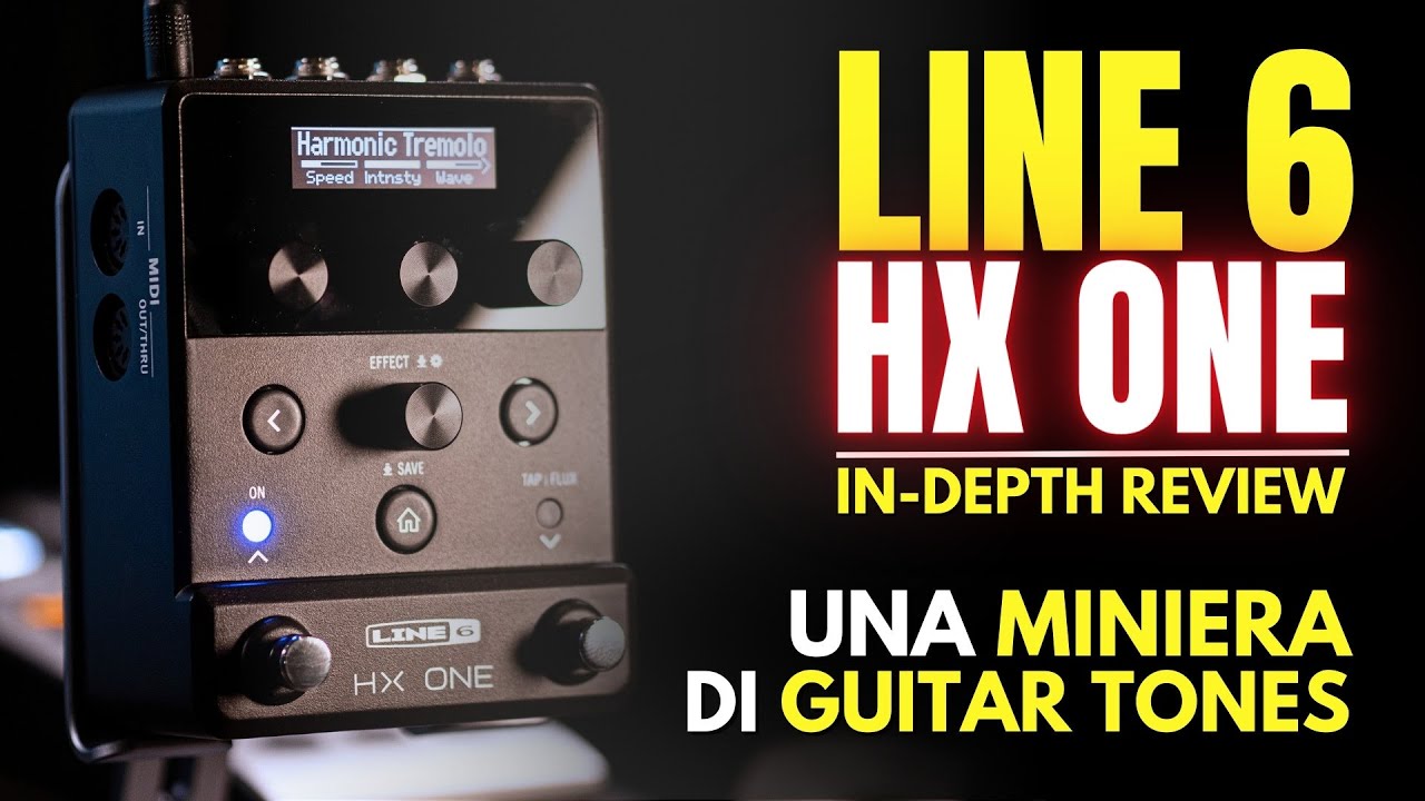 Line 6 HX ONE, una miniera di suoni per chitarra - Video Test