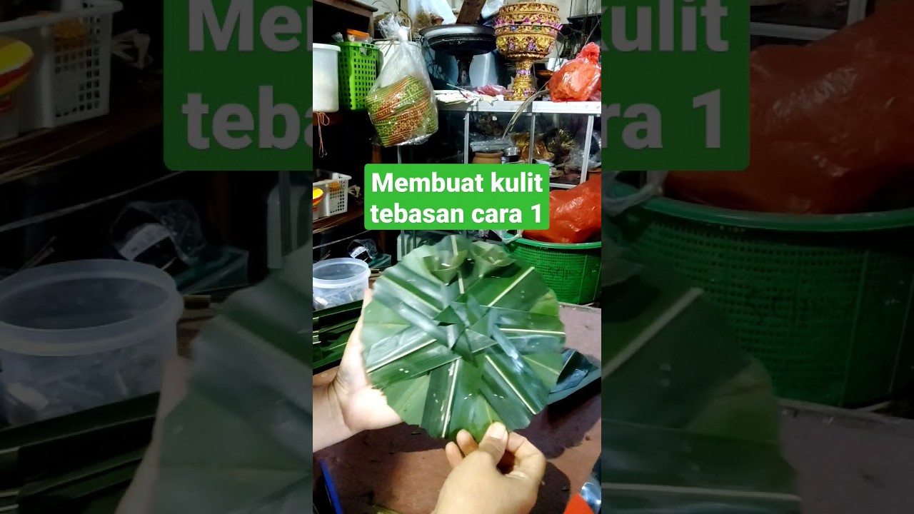 Membuat kulit tebasan cara 1 #shorts
