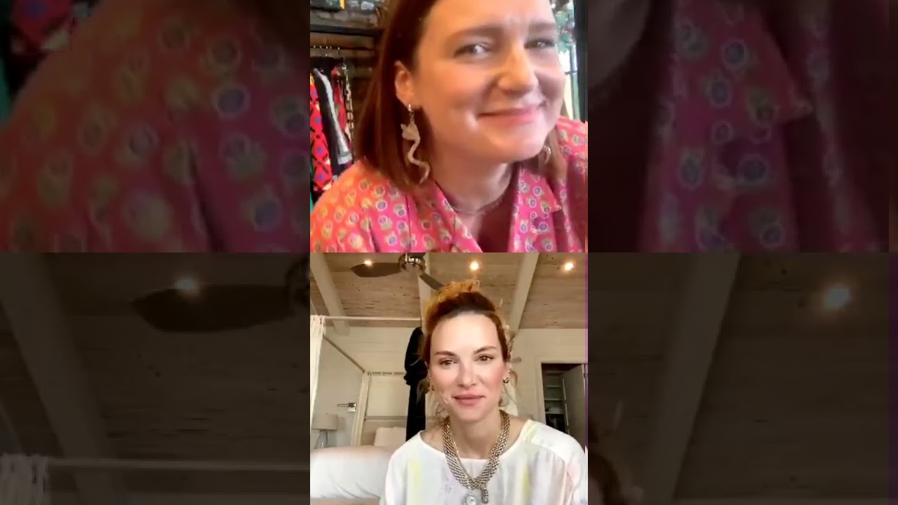 Danneel Ackles joined Saint Claude Social Club's IG live auction 8/15/20