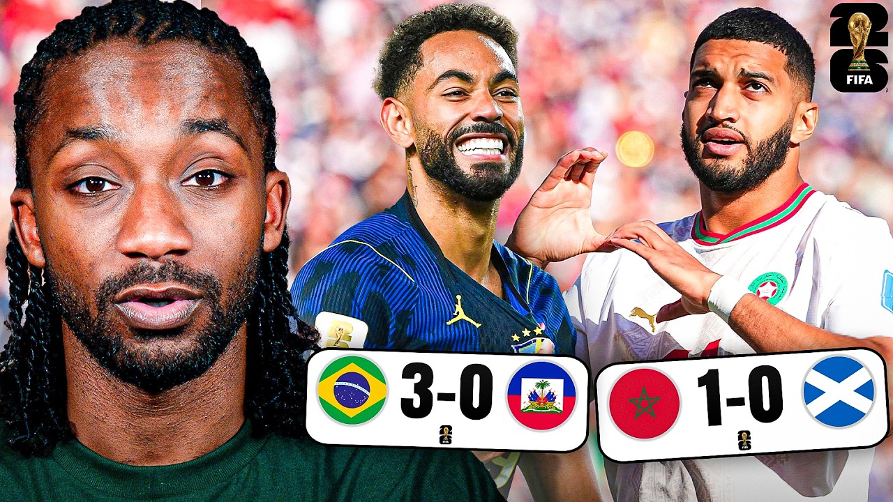 BRAZIL DOMINATE HAITI 3-0 & MOROCCO EDGE SCOTLAND 1-0! | WORLD CUP 2026