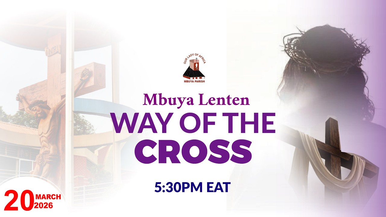 LENTEN WAY OF THE CROSS  || Daily TV Mass, Friday 20th March 2026