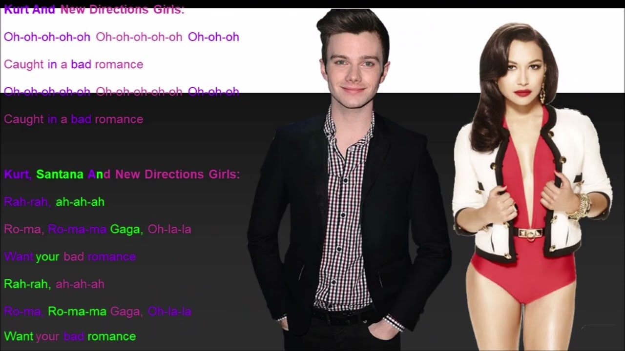Bad Romance Glee Lyrics