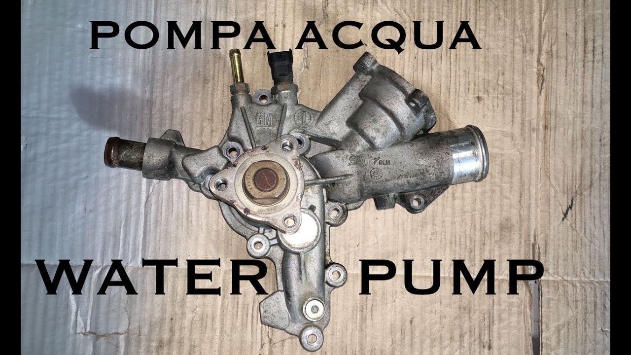 Sostituzione Pompa Acqua - Opel Vauxhall Corsa Agila 1.2 Z12XE - Water Coolant pump replacement