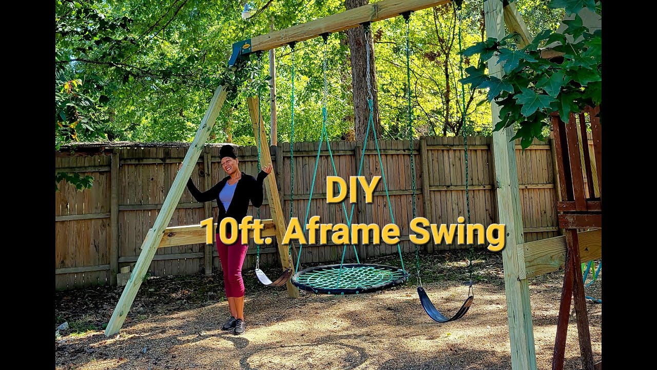 DIY Swing Set | Build your own Swing Set | A Frame Swing Set | 10ft Swing Set