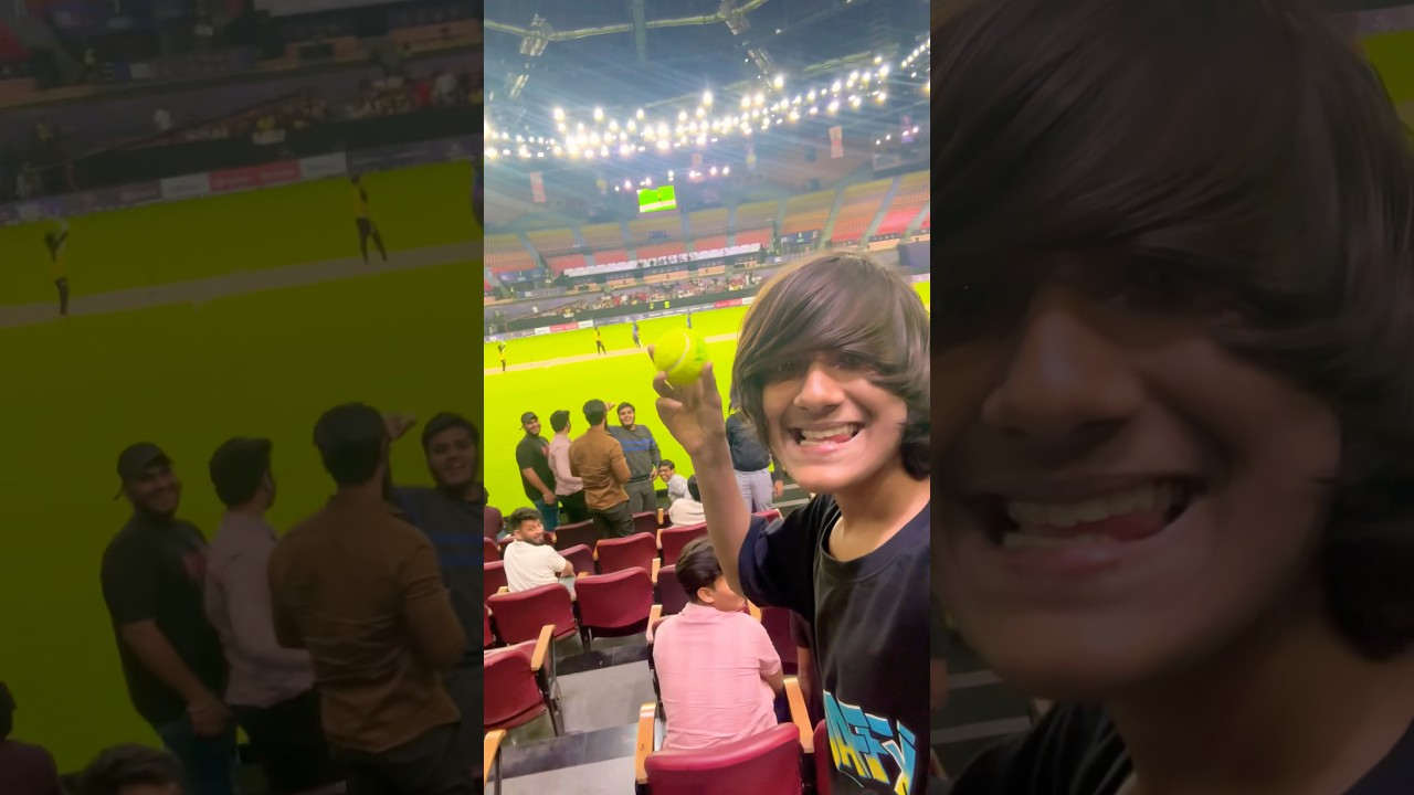 Ball to de de yaar 🤣 #shorts #funny #youtubeshorts #shortsfeed #cricket #ecl #ECLT10 #ipl #IPL2025