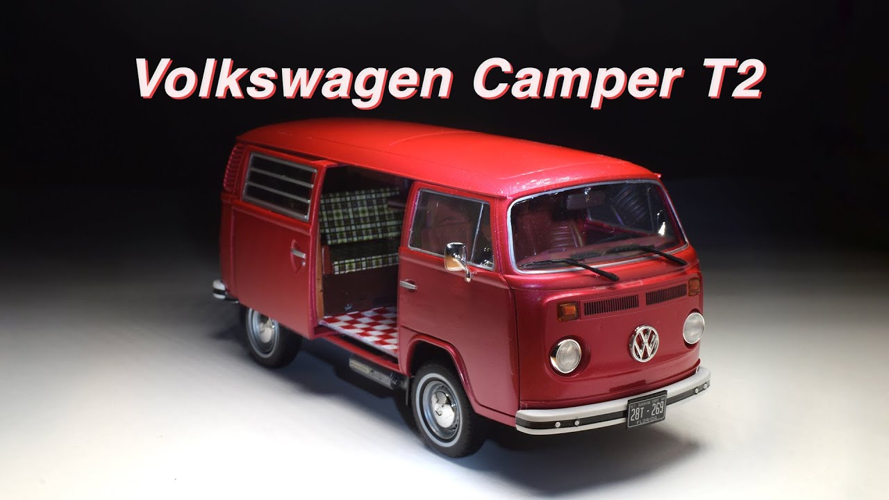 Volkswagen Camper T2 | Пошаговая сборка модели 1/24