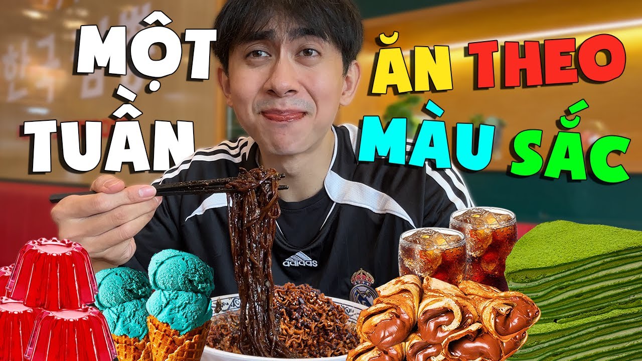 1 Tuần Ăn Theo Màu Sắc (MỖI NGÀY 1 MÀU)