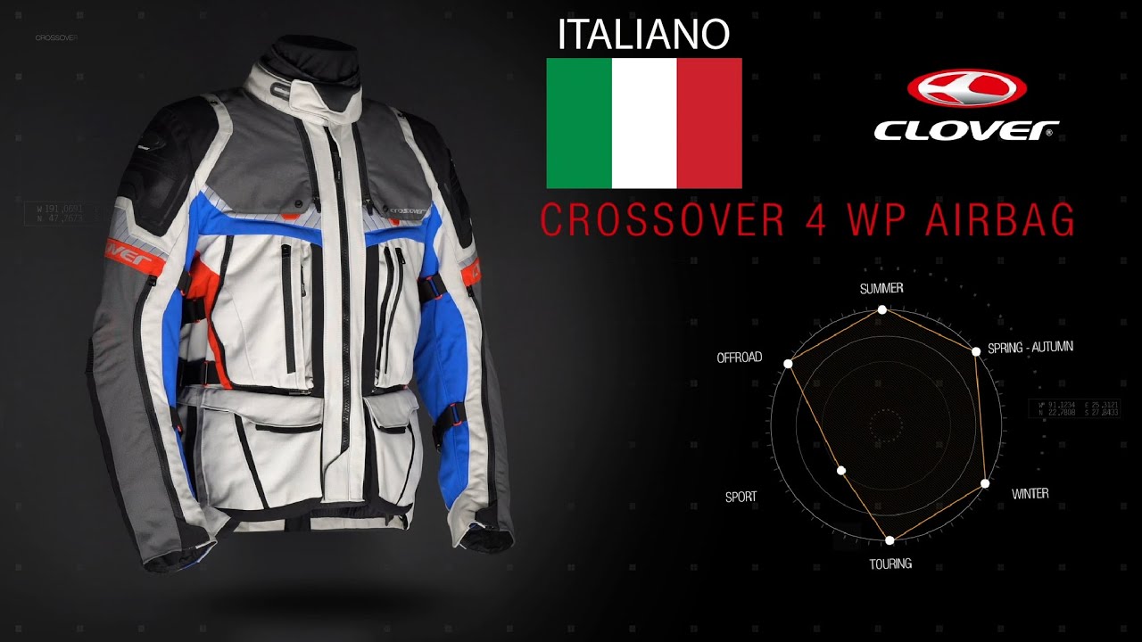 CLOVER CROSSOVER-4  Wp AIRBAG - Giacca Touring tecnica a lungo raggio (ITA)