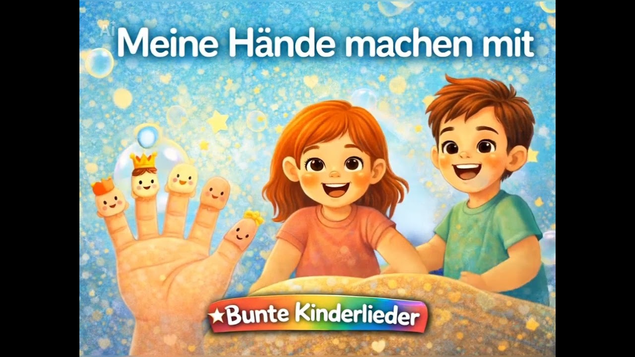Meine Hände machen mit | Fingerspiel & Mitmachlied für Kinder | Bunte Kinderlieder