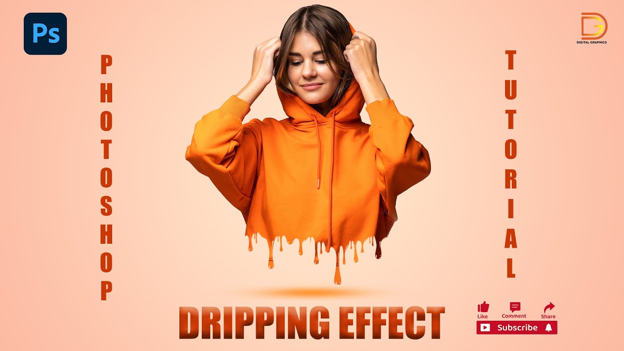 Dripping Effect Photoshop - Photoshop Tutorial