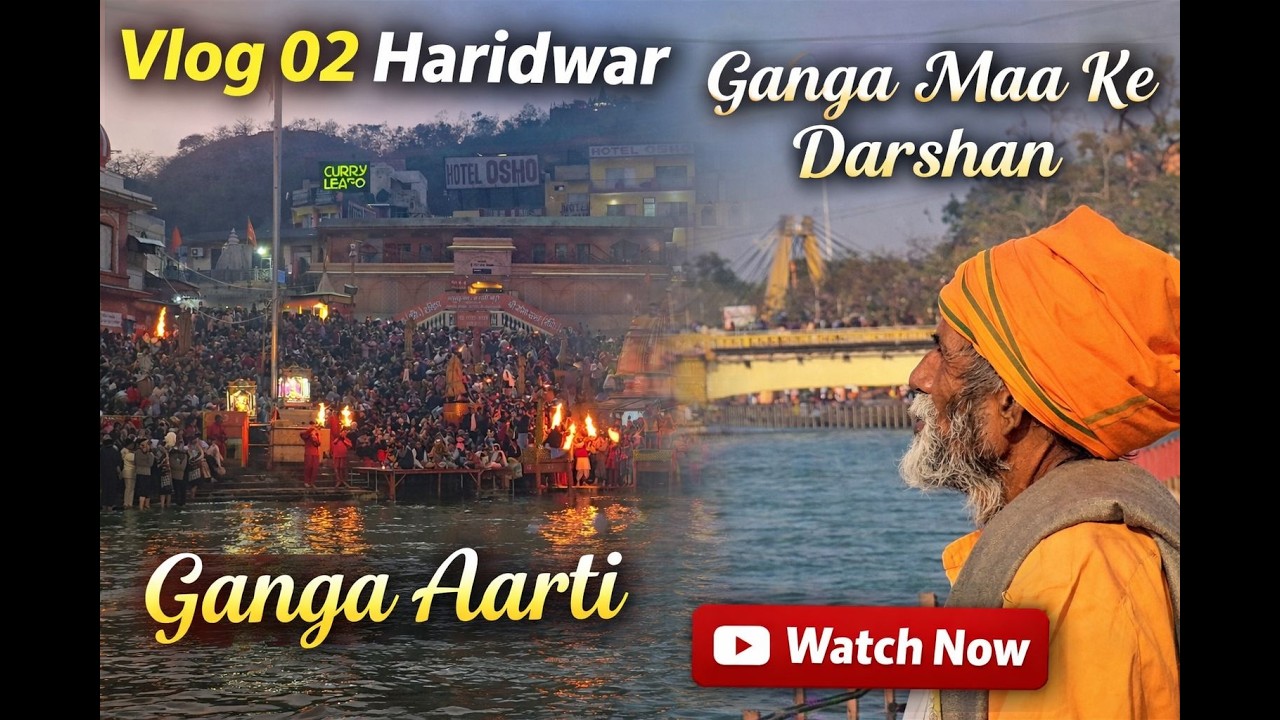 ✨ Vlog 02 – Delhi to Haridwar | Birthday Special at Ganga Aarti ✨