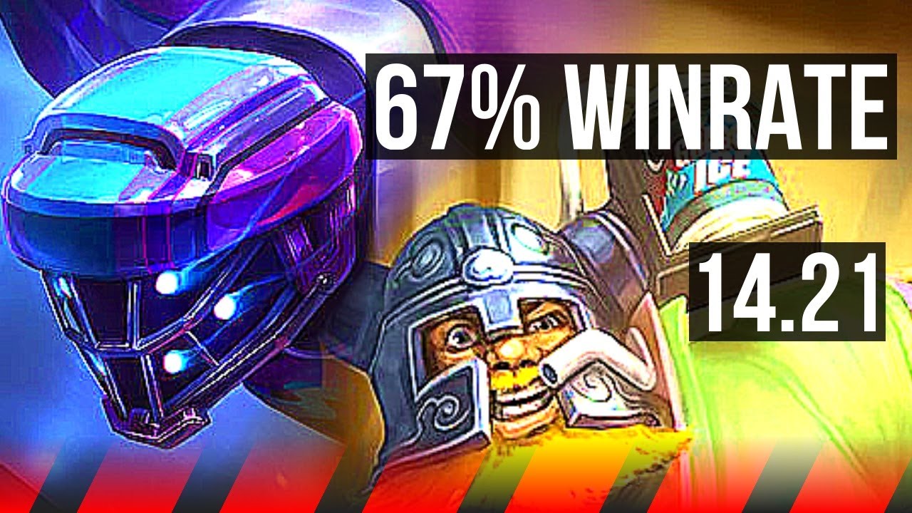 JAX vs OLAF (TOP) | 67% winrate, 43k DMG | KR Grandmaster | 14.21
