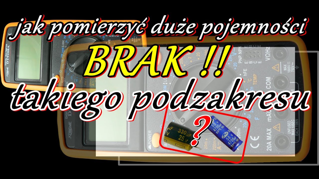 przejści&oacute;wka rozszerzająca zakres pomiarowy multimetru