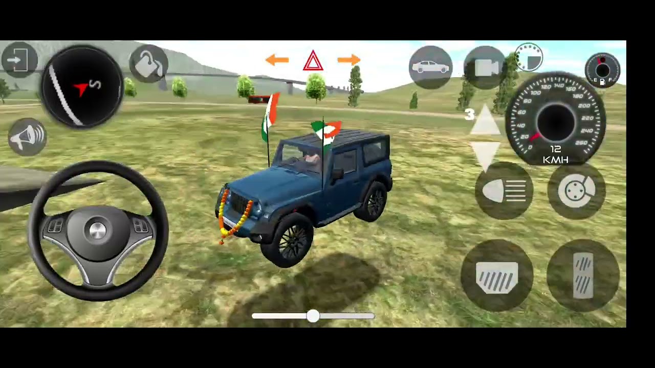Black thar mahindra 