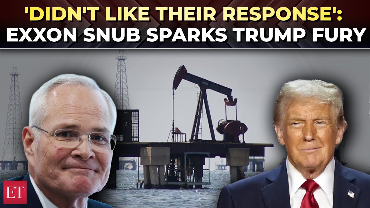 'They&rsquo;re playing too cute': Trump threatens to block ExxonMobil over Venezuela 'uninvestable' remark