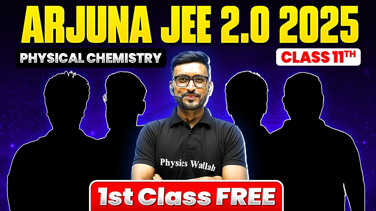 1st Class of Physical Chemistry by Rahul Dudi Sir || Arjuna JEE 2.0 2025 Batch 🔥