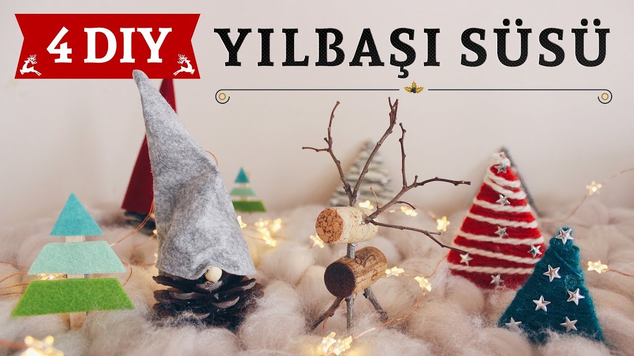 Yılbaşı İçin 4 Kendin Yap Süs ve Dekor