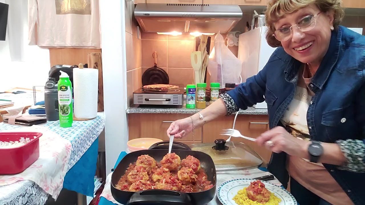 Corazón de alcaucil relleno: carne picada y arroz casero Casher תחתית ארטישוק ממולה עם בשר ואורץ כשר