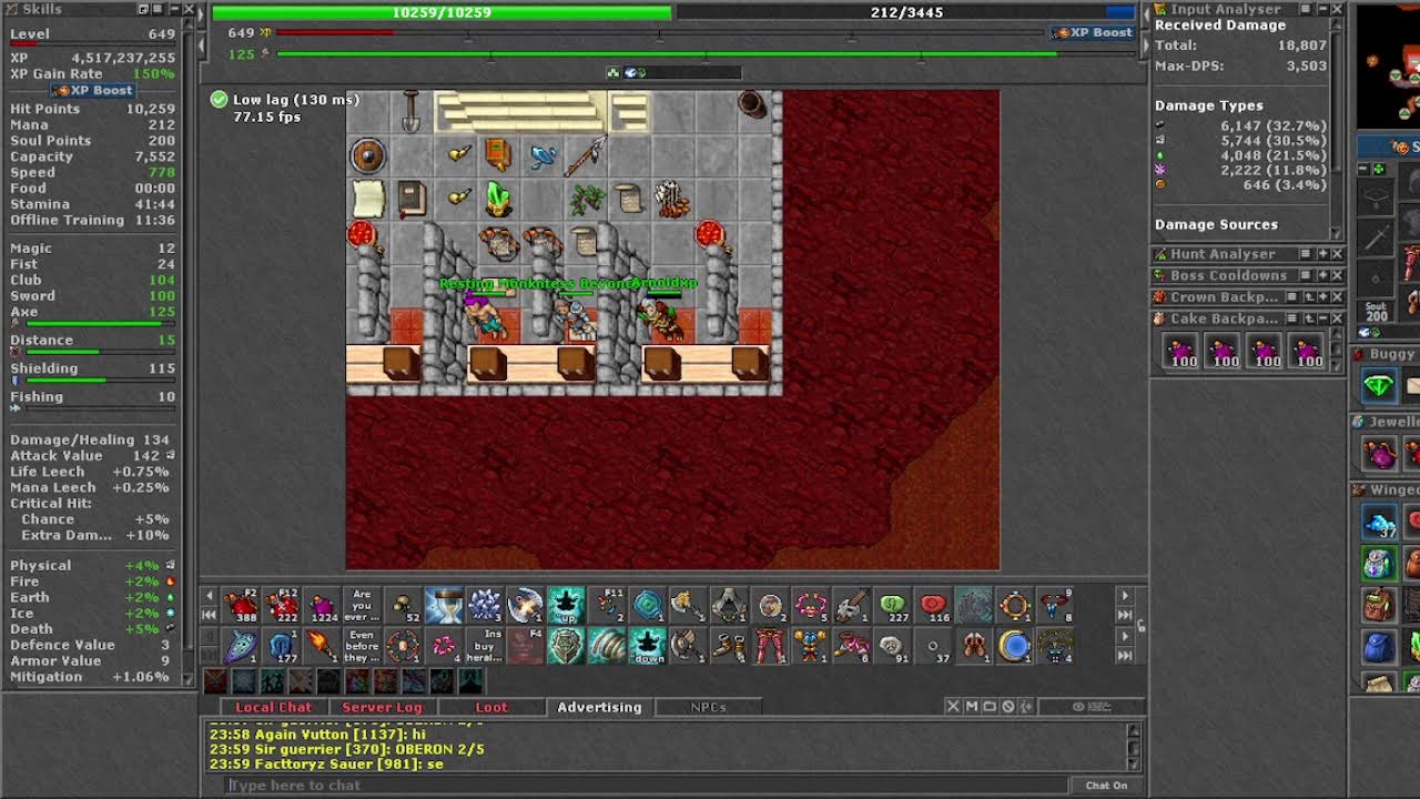EK 649 ARNOLDXP #207 CUÁNTOS TIBIA COINS SE PRODUCEN EN (DRAKENS) (TASK) (skill Axe 119)