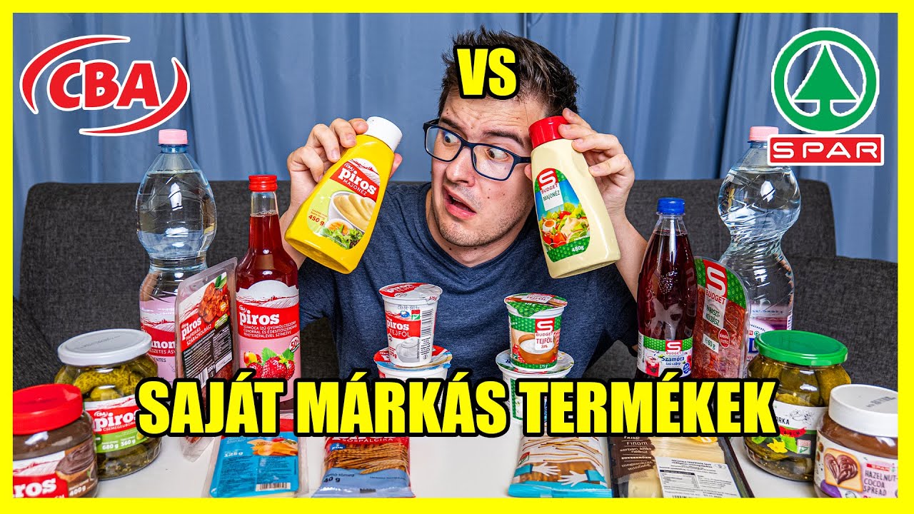 CBA vs SPAR SAJÁT MÁRKÁS TERMÉKEK