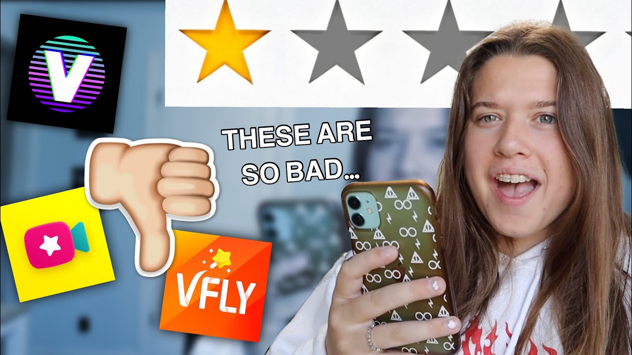 i tried the lowest ranked editing apps...